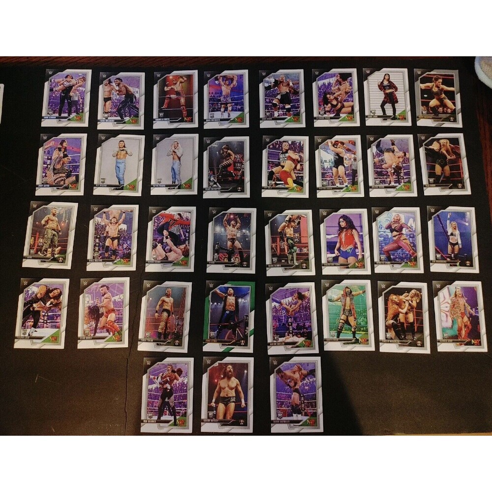 2022 Panini WWE NXT ROOKIE card LOT. BRON BREAKKER. SOLO SIKOA. CARMELO HAYES.